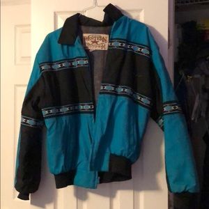Vintage 80s western frontier jacket